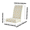 thumbnail image 3 of KTTECTOA Christmas Dining Chair Covers Chair Back Covers Removable Washable Chair Protectors for Christmas Home Kitchen Clearance Fall Decorations for Home Canada Days Home and Kitchen, 3 of 6