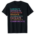 thumbnail image 1 of AALJY Laminate Advocate Caffeinate Educate SPED Special Education T-Shirt, 1 of 5