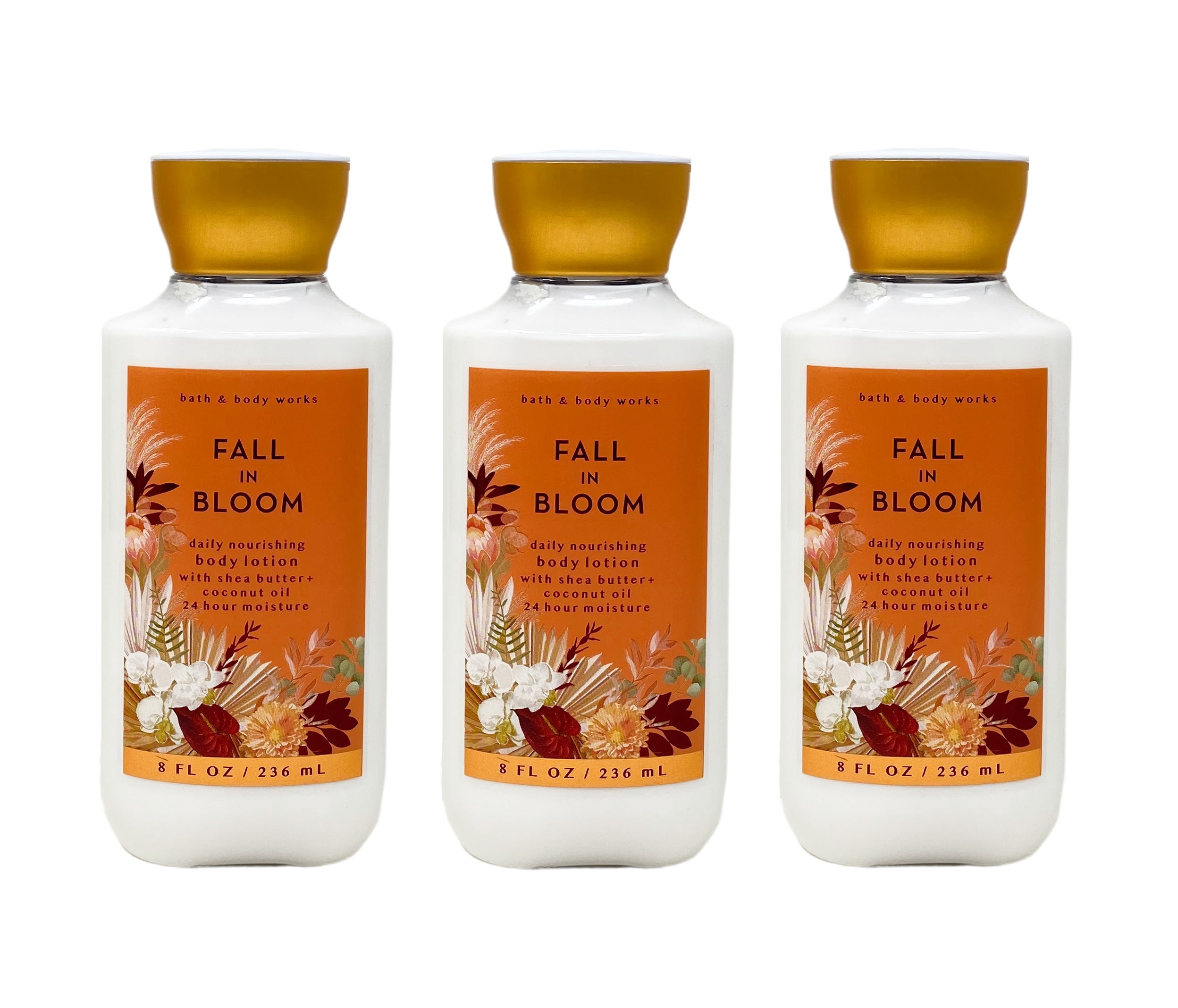 Bath and Body Works Fall In Bloom 3 Pack Daily Nourishing Body Lotion