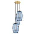 thumbnail image 6 of 113B-3P-BAB-G557-10SM-Innovations Lighting-Vaz - 3 Light Cord Hung Multi Pendant In Industrial Style-56.25 Inches Tall and 16.5 Inches Wide-Black, 6 of 7