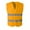Gold, variant on Reflective Safety Vest for Men & Women Sleeveless Night Workwear High Visibility Work Jacket