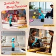 thumbnail image 2 of MyMealivos Mini Wacky Waving Inflatable Tube Guy - Desktop Dancing Inflatable Tube Man with Blower for Adults, Home Party Scenes-Rocket, 2 of 7