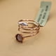 thumbnail image 3 of Sonducket Anillo de apertura para mujer, anillos de animales de cobre, joyería chapada en mano ajustable para novia para citas, joyas de regalo para Ropa, zapatos y accesorios Miscelánea Sonducket AP014533-01, 3 of 6
