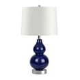 thumbnail image 2 of Evelyn&Zoe 21" Traditional Metal Table Lamp with White Drum Linen Shade, 2 of 10