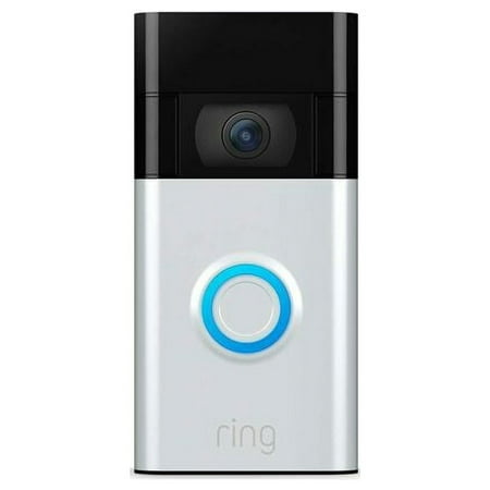 Video Doorbell – 1080p HD Video, Motion Detection, Easy Installation – Satin Nickel , Generic - Doorbell