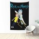 thumbnail image 1 of Póster de tapiz de Rick y Morty Anima, decoración de pared para dormitorio de adolescentes, sala de estar y dormitorio, 1 of 8