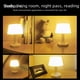 thumbnail image 3 of Lámpara de mesa con control remoto, luz LED de noche, protección para los ojos, lámpara de noche para alimentación nocturna, lámpara de alimentación con carga USB, lámpara de mesa con atmósfera, 3 of 4