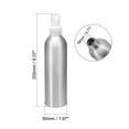 thumbnail image 2 of Uxcell 8.5oz/250ml Spray Bottle with Clear Mist Sprayer Aluminium Silver Tone 2 Pack, 2 of 5