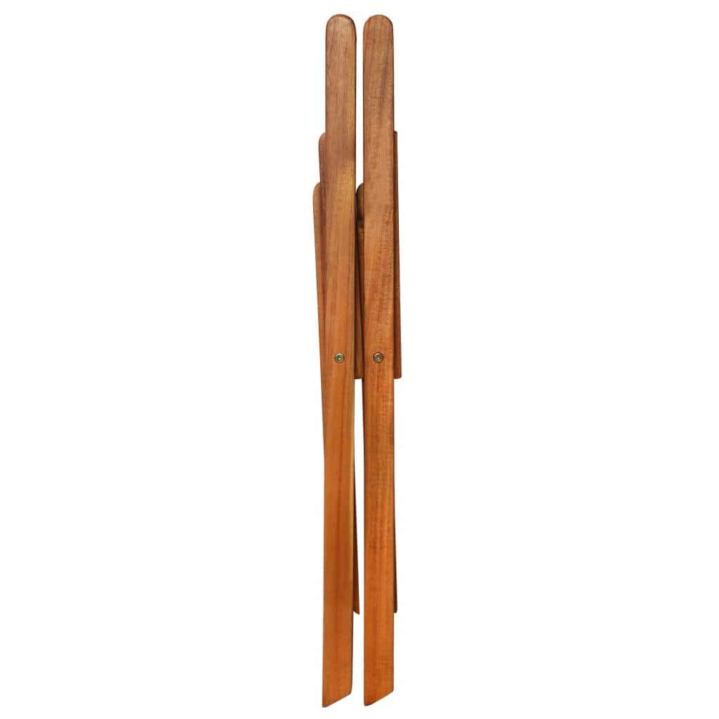 Kepooman Outdoor Patio Portable Folding Acacia Wood Bistro Chair for Poolside Garden, Set of 2, Brown Kepooman Outdoor Patio Portable Folding Acacia Wood Bistro Chair for Poolside Garden, Set of 2, Brown