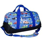 Wildkin Kids Overnighter Duffel Bag for Boys & Girls, Features Two Carrying Handles and Removable Padded Shoulder Strap, BPA & Phthalate Free (Heroes Blue)