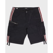 Jack & Jones BLACK Chop Stripe Cargo Shorts, US Medium