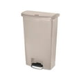 thumbnail image 5 of Slim Jim 18-Gallon Front Step Style Resin Step-On Container - Beige, 5 of 19