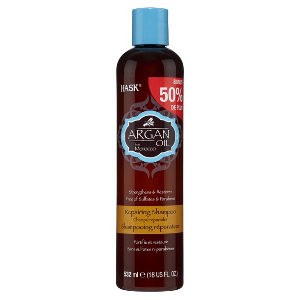 HASK Argan &amp; Morocco Oil Repairing Shampoo - Walmart.com - Walmart.com