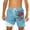 Sky Blue, variant on Swim Shorts Boys Boys Patriotic Print Swim Shorts Kids Youth Comfortable Beach Pool Swimwear Army Green 3-4 Years