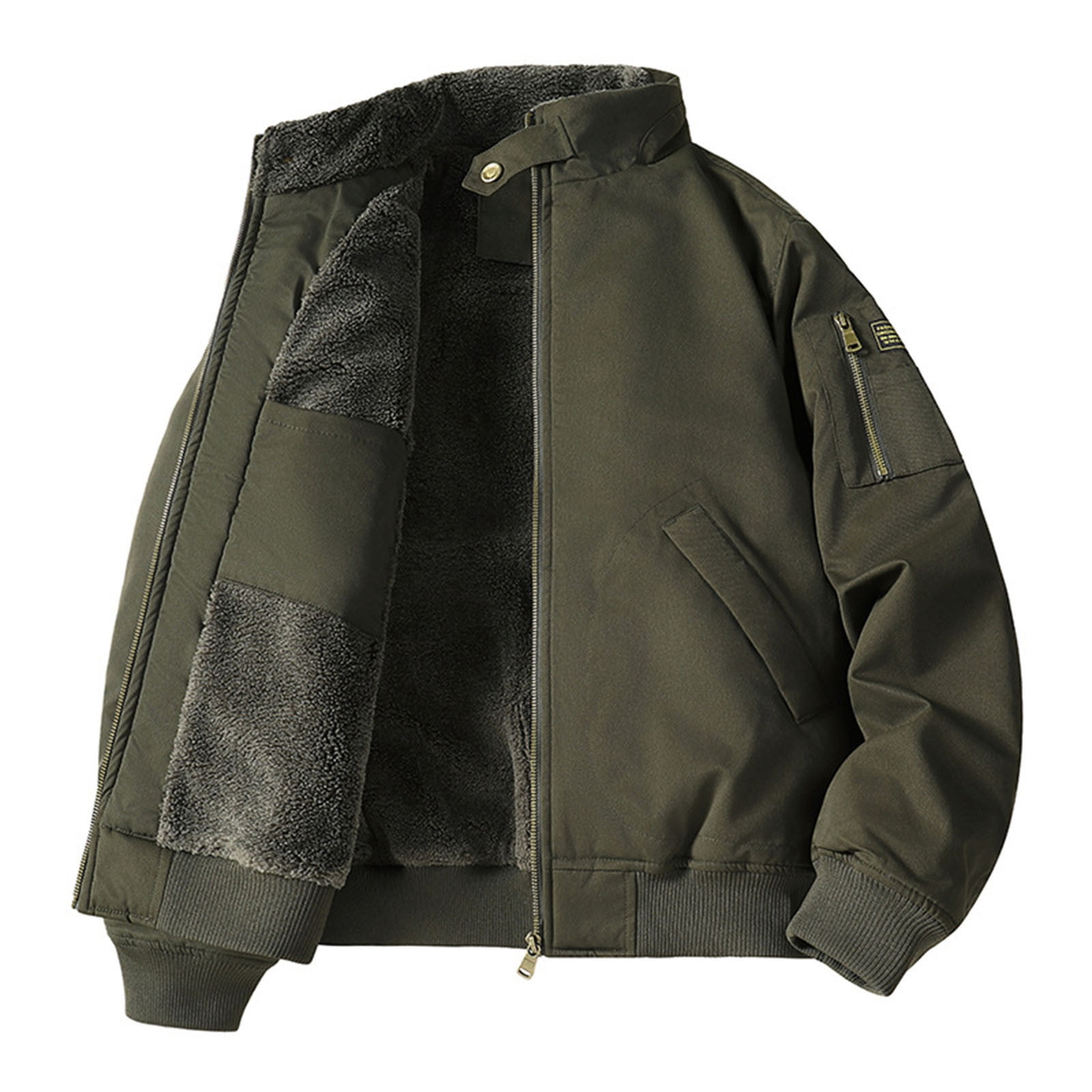CornerStone Unisex Washed Duck Cloth Flannel-Lined Work Jacket