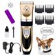 thumbnail image 1 of Kit de aseo para perros, cortapelos, silencioso, eléctrico, recargable, inalámbrico, juego de cortapelos para mascotas, pelaje grueso, apto para perros, gatos y otras mascotas (dorado), 1 of 1