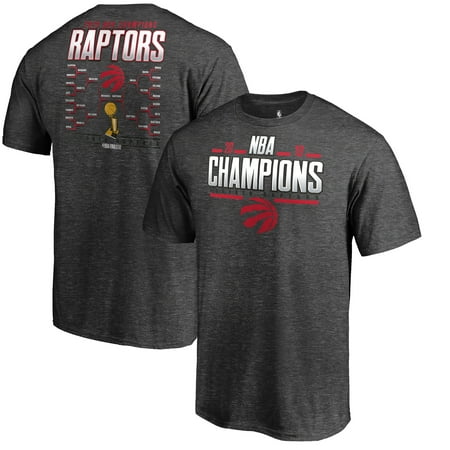 Toronto Raptors Fanatics Branded 2019 NBA Finals Champions Game Lead Schedule T-Shirt - Heather