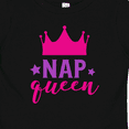 thumbnail image 4 of Inktastic Nap Queen, Princess, Crown, Stars, Sleep, Sleeping Girls Baby T-Shirt, 4 of 5