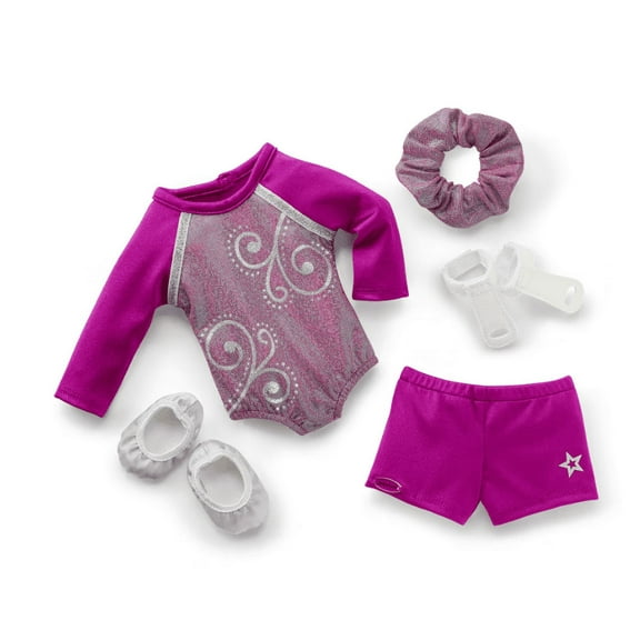 American Girl Truly Me Somersault Sparkle Gymnastics Outfit for 18 inch Dolls