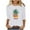 White, variant on Charella 3/4 Length Sleeve Shirts for Women Polar Bear Graphic Tee Casual Loose Fit Crew Neck Ptinted Tops (XL, White 3)