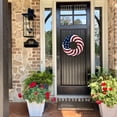 thumbnail image 5 of Nkmbld Patriotic Wreath for Front Door, Independence Day Decoration Wreath Red White Blue Garland for Memorial Day Veterans Day Front Door Decoration, 5 of 8