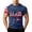 Blue, variant on LWavelet Mens American Flag T-Shirt 4th of July T-Shirt USA Flag 1776 Patriotic Tee Memorial Day Tops