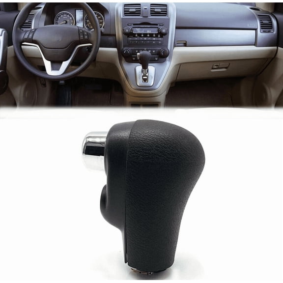 Partscollect Black Shifter Knob Level Handle Compatible with Honda CRV CR-V 2007-2011 Replaces OE# 54130-SWA-A83ZA 54130SWAA83ZA