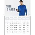 thumbnail image 7 of NORTHYARD Men's Workout Running Shirts Athletic Long Sleeve Fishing Hiking Shirt Royalblue XL, 7 of 7