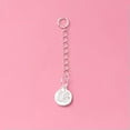 thumbnail image 2 of QQTDFG Sterling SilverExtender Chain Necklace Bracelet Extension with Round Tag A5121-3 pieces, 2 of 5