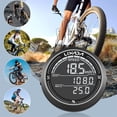 thumbnail image 2 of NFTIGB Wired Bike Computer Speedometer Waterproof LCD Backlight Cycle Odometer 2.2 in / 5.6 cm Screen, Black, 2 of 4