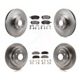 thumbnail image 1 of Transit Auto Front Rear Disc Brake Rotors and Ceramic Pads Kit for Car 2003 Subaru Forester K8T-101244, 1 of 11