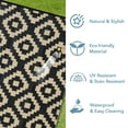 thumbnail image 5 of Geetinfly 9*18FT Area Rugs Area Rug Outdoor Plastic Checkered Rug Waterproof Outdoor Patio Rug Black Coffee, 5 of 7