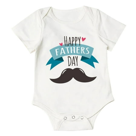 

Onesie Baby Jumpsuit Baby Boys Girls Short Sleeve Father s Day Prints Romper Bodysuits Kid Child Fashion Baby jumpsuits Baby Bodysuit
