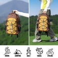 thumbnail image 6 of AUXDIQ Hiking Backpack 19L Lightweight Backpack Travel Daypack for Women Men Yellow, 6 of 6