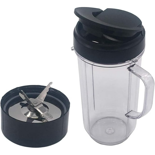 Replacement Part Ice Shaver Blade extra 20oz cup with lid for Magic Bullet Blender, Mixer, Juicer, Food Processor (Model MB1001/MB 1001B/MBR-1701 /MBR-1702 /MBR-1101 /MB-BX1770-02/MBR-0301) (2