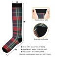 thumbnail image 3 of FORMRS Womens Knee High Socks Casual Long Thick Travel Daily Wear, 1 Pair, Warm Tartan Mosaic, 3 of 6