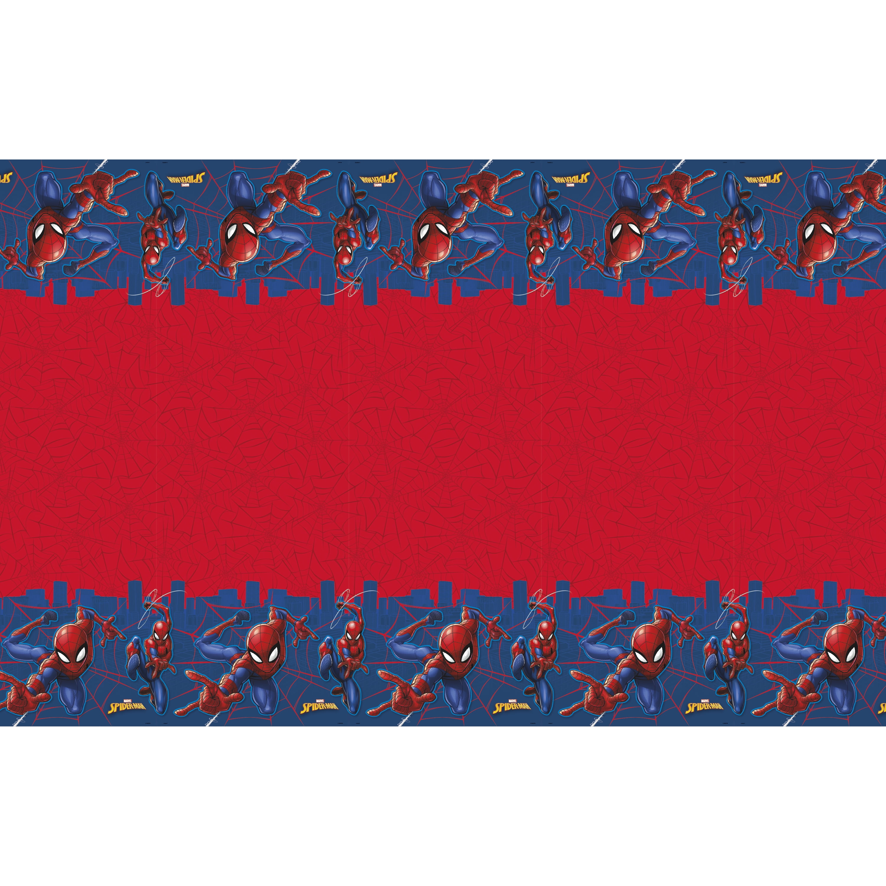 Spiderman Birthday Plastic Party Tablecloth, 84 x 54in