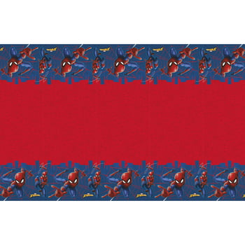 Spiderman Birthday Plastic Party Tablecloth, 84 x 54in