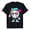 Black, variant on Boys Short Sleeve Shirts Dinosaur Print Round Neck Short Sleeve T-Shirts Fashion Casual Preppy Shirt Summer Toddler Boy Clothes,Brown,6-7 Years