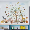 thumbnail image 3 of Cartoon Jungle Animal Wall Sticker Kid Room Boy Bedroom Decor Children Nursery, 3 of 9