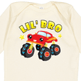 thumbnail image 4 of Inktastic Monster Truck Little Bro Boys Long Sleeve Baby Bodysuit, 4 of 5