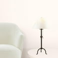 thumbnail image 2 of HomeRoots 524778 Black Metal Table Lamp with Off White Empire Shade, 2 of 3