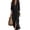 Black, variant on Bbyeadc Womens Dresses Maxi Long Sleeve Henley Button Front Collared Shirt Dresses Side Slit Solid Color Casual Vacation Outfits,Green (S)