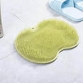thumbnail image 4 of pitrice Shower Foot Scrubber Mat with Cleaner Non Slip Scrubber Suction Cups Sturdy for Exfoliating Dead Skin Green, 4 of 9