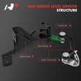 A-Premium 2-Pack Ride Height Level Sensor Compatible with Audi R8 2008 ...