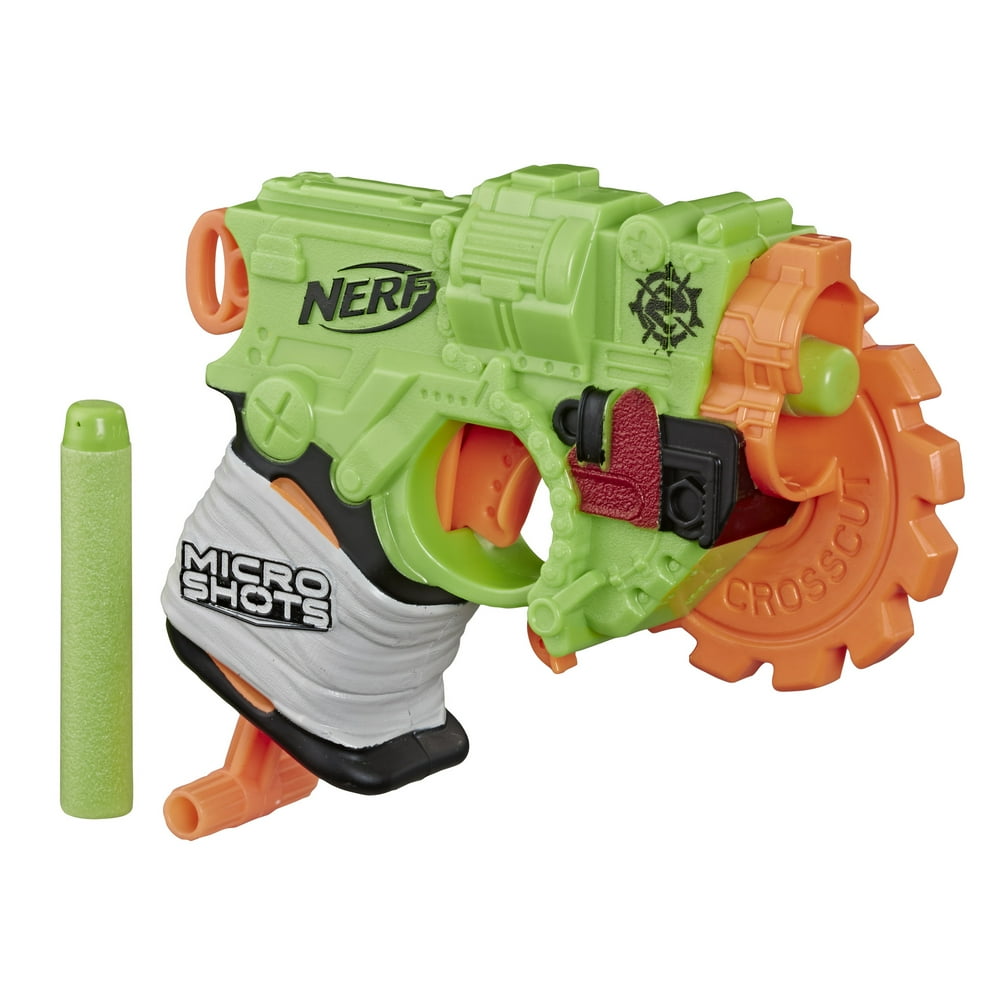 Nerf MicroShots Zombie Strike Crosscut Blaster, Ages 8 and Up Walmart