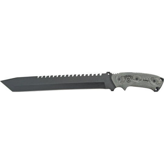 Tops 111A Fixed Blade Knife Carbon Steel Micarta Handle Steel Eagle