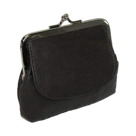 Hat Coin Purse - Size one size Leather Double Compartment Coin Purse
