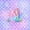 Purple Pink A, variant on Castle Fairy Mermaid Letter E Full Size Sheets 4-Piece for Kids,Ocean Princess Bed Sheets