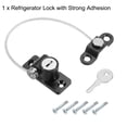 thumbnail image 3 of Unique Bargains Cabinet Locks Keyed 180mm Long String 52x22mm Black, 3 of 5